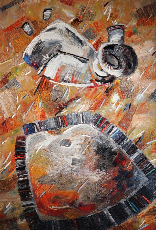 "Нафаня (Nafanea)" by Anatol Ghimpu, 2008, 1000x680mm, oil on canvas