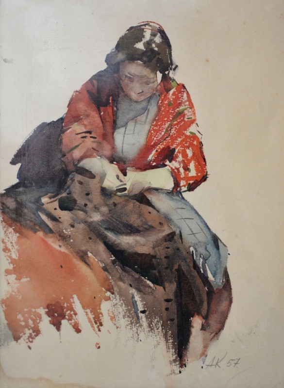 "Painting. Figure" by Anatol Colceac
