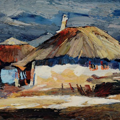 "Nicolaeuca" by Anatol Ghimpu, 2010, 300x400mm, ulei pe pânză