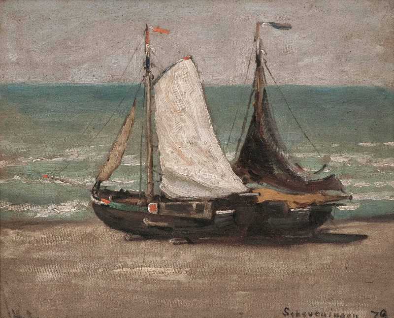 "Pictură. Peisaj maritim" by Harry Chase