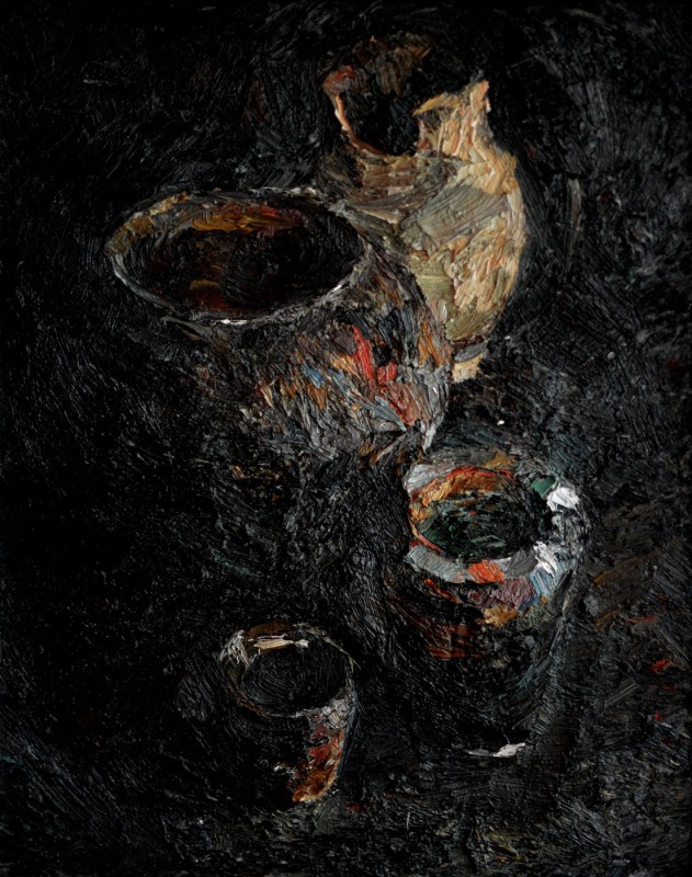 "Still life" by Ion Golubei, 2014, 500x400mm, oil on canvas