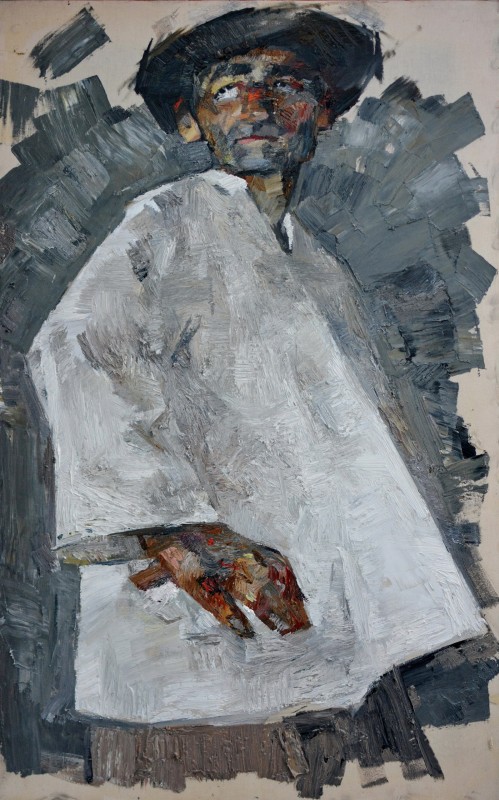 "Painting. Figure. Long term" by Diana Rumeghea, 700x500mm, oil on canvas