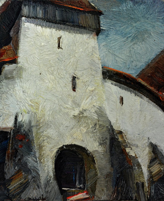 "Painting. Pleinair. Long term" by Margareta Fustei, 300x250mm, oil on canvas