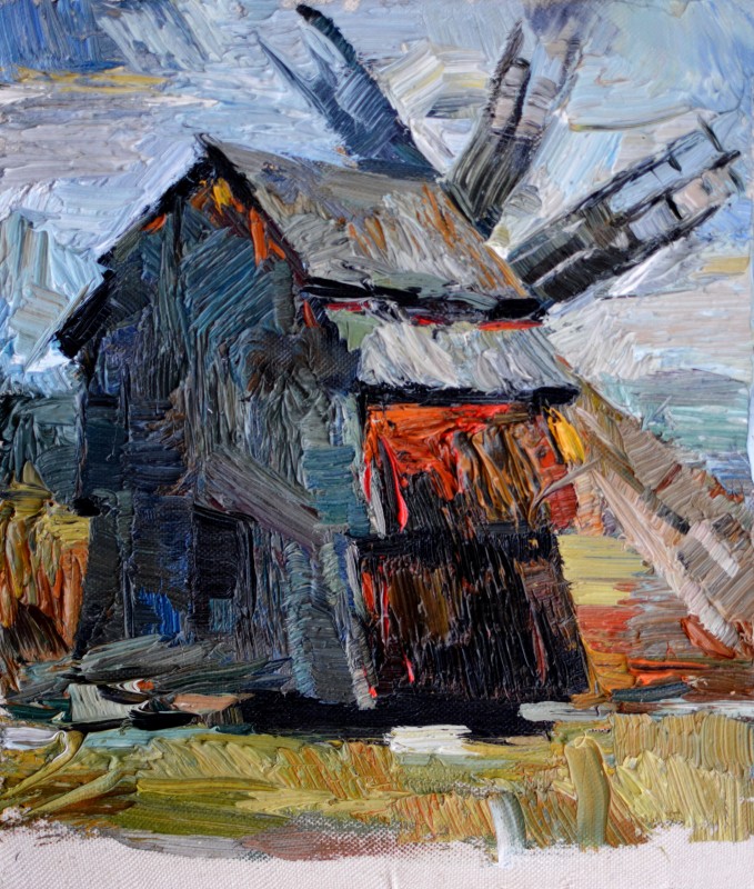 "Painting. Pleinair. Long term" by Nina Apostol, 300x250mm, oil on canvas