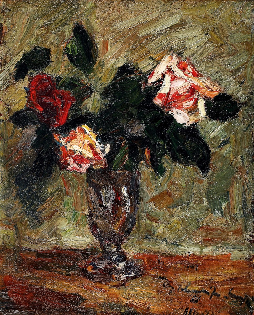 "Painting. Flowers" by Rudolf Schweitzer-Cumpăna