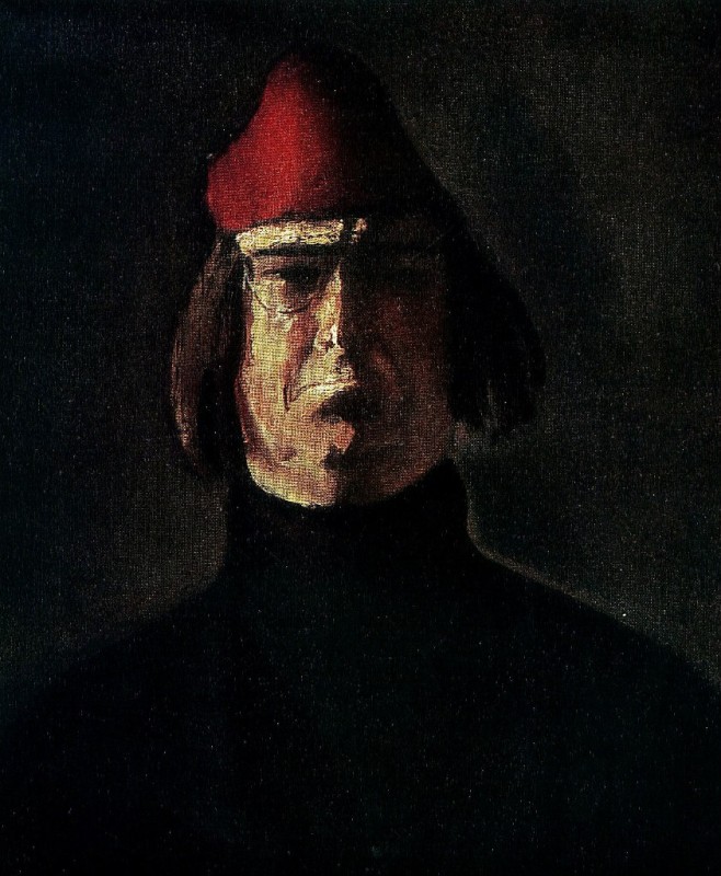 "Pictură. Portret" by Corneliu Baba