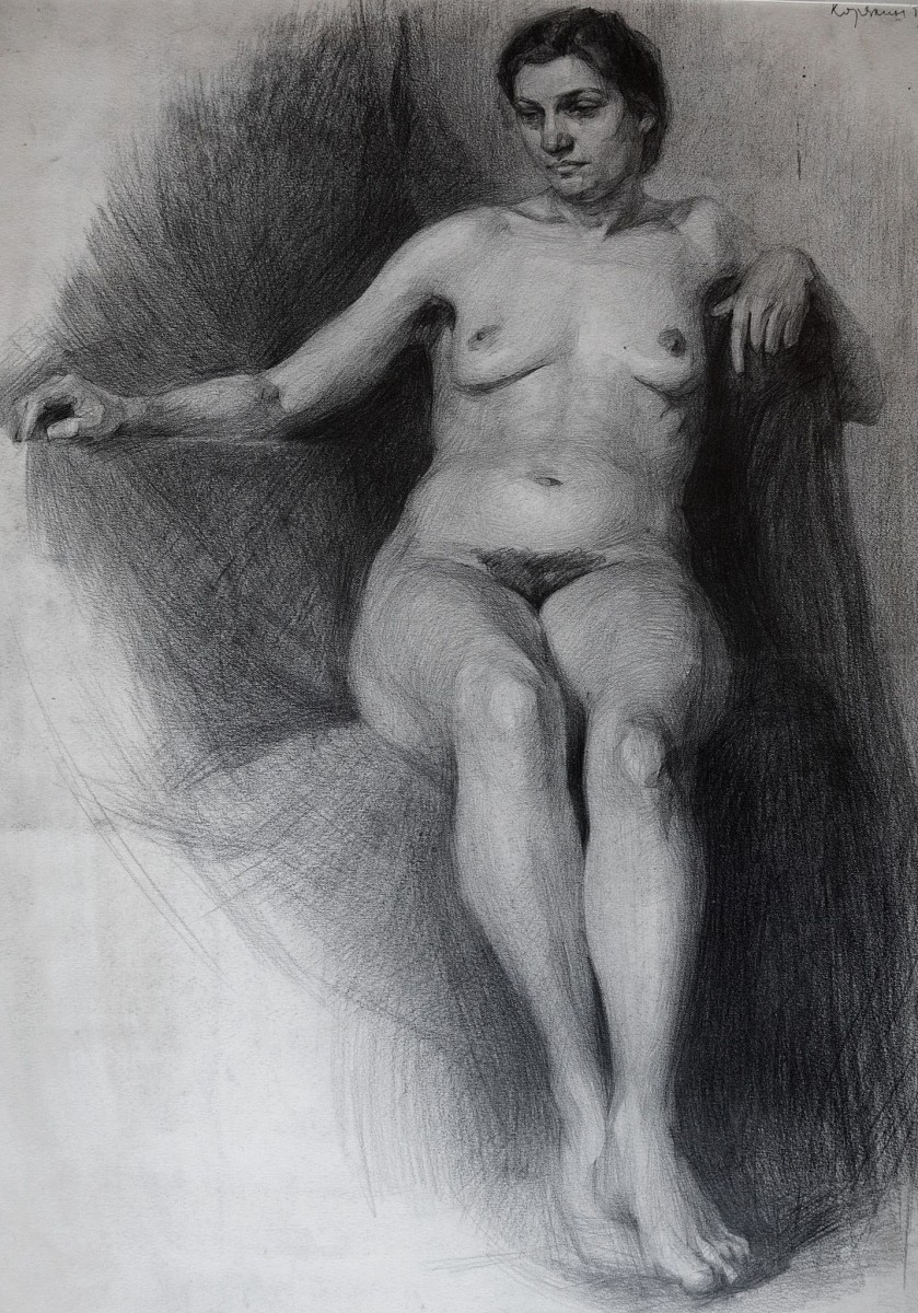 "Drawing. Nude" by V Koryakin