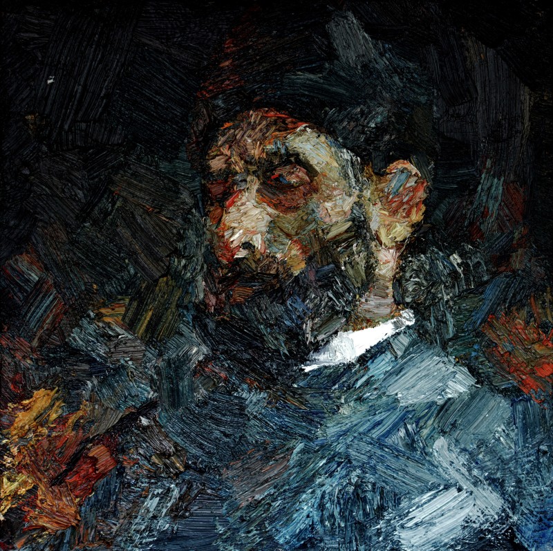 "Portrait" by Ion Golubei, 2015, 450x450mm, oil on canvas