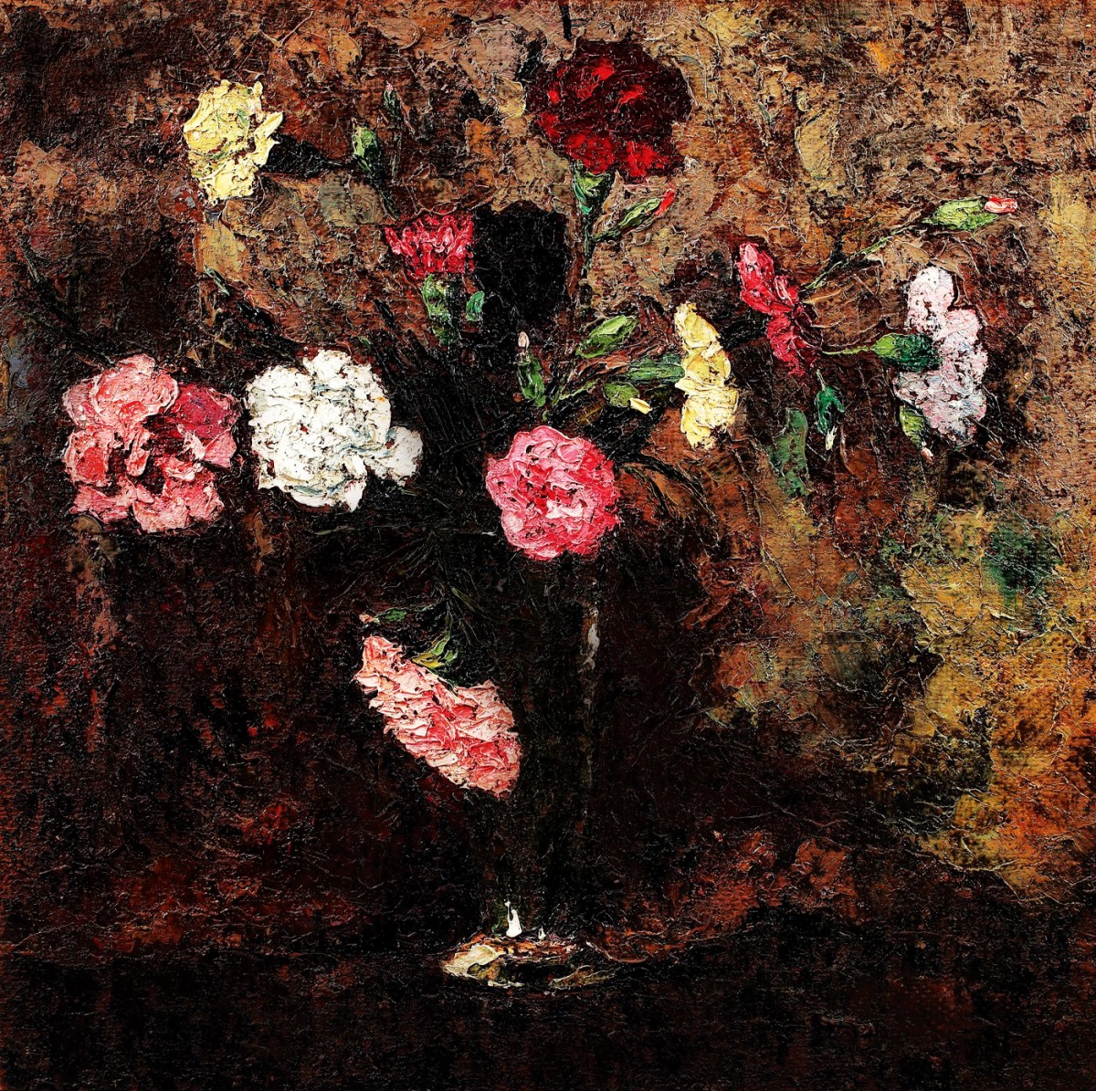 "Pictură. Flori" by Octav Băncilă