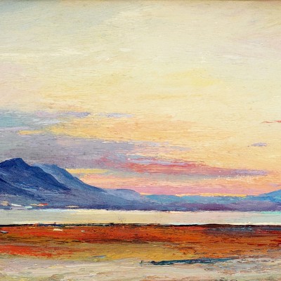 "Krasnovodsk" by Anatol Ghimpu, 1999, 420x520mm, ulei pe pânză