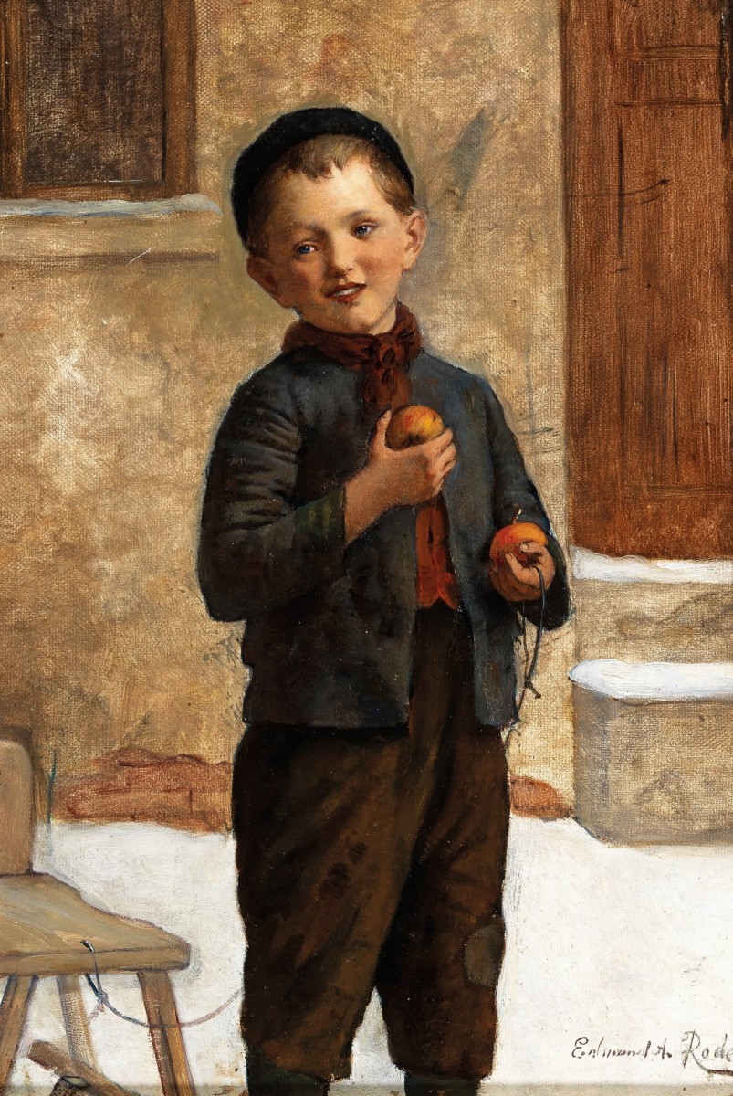 "Pictură. Figură / semifigură" by Edmund Adler