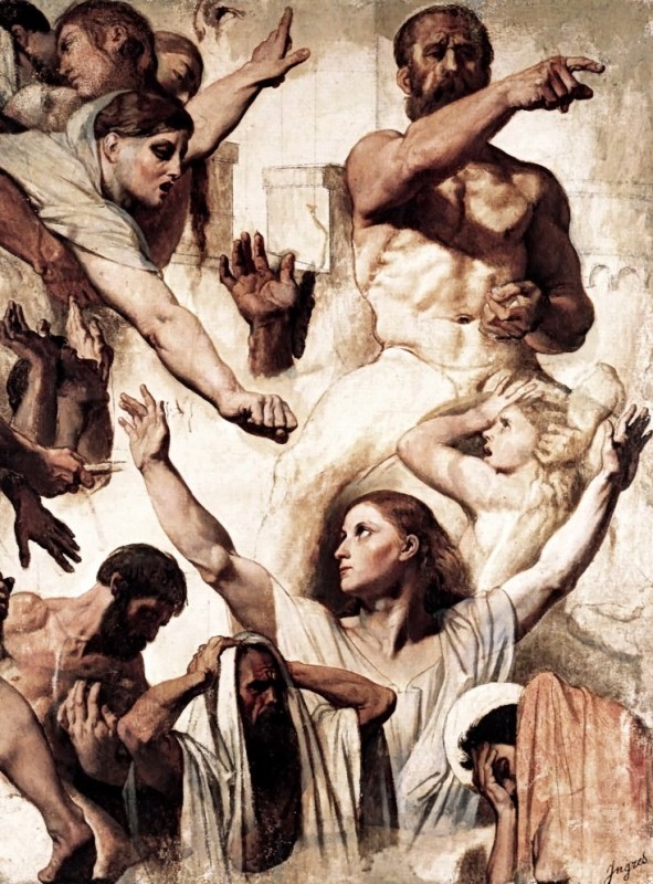 "Painting. People" by Jean Auguste Dominique Ingres