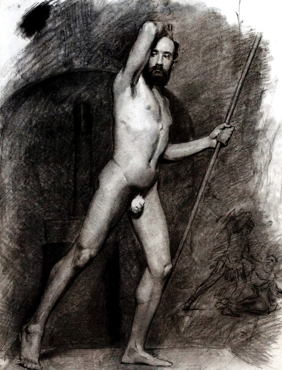 "Desen. Nud" by Ulpiano Checa