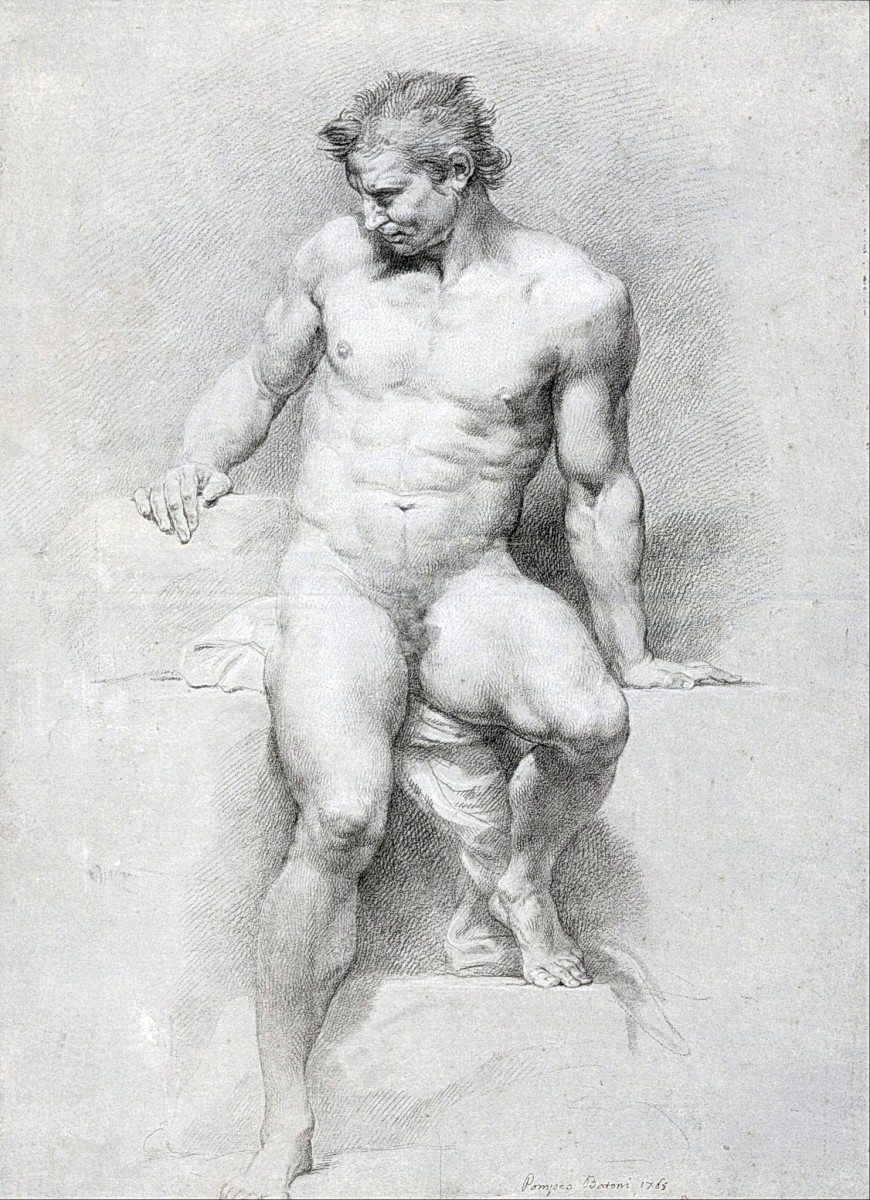 "Desen. Nud" by Pompeo Batoni