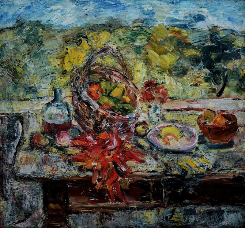 "Pictură. Natură statică" by Dumitru Peicev