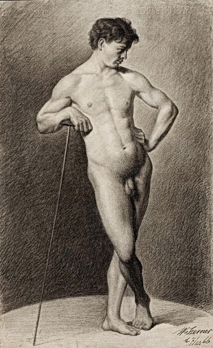 "Drawing. Nude" by Wladysław Szerner