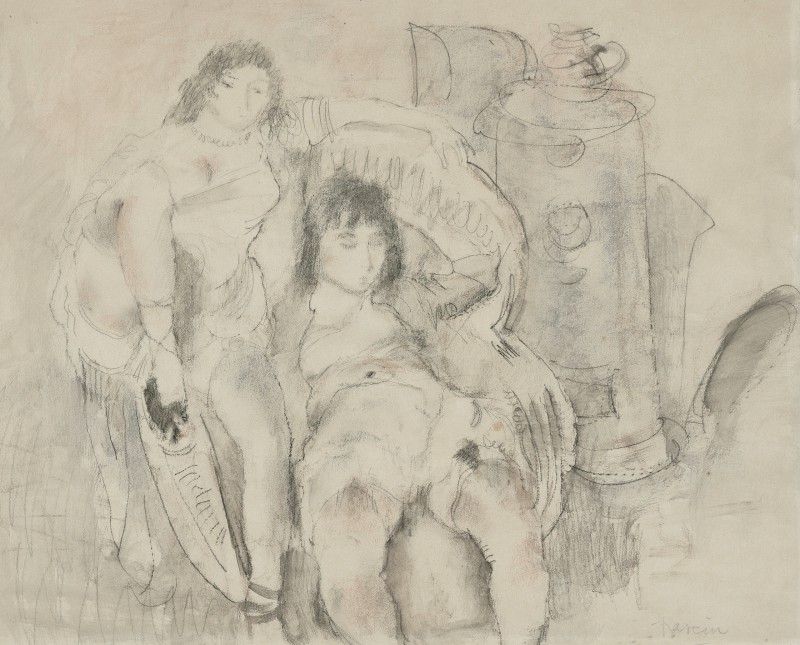"Drawing. Nude" by Jules Pascin