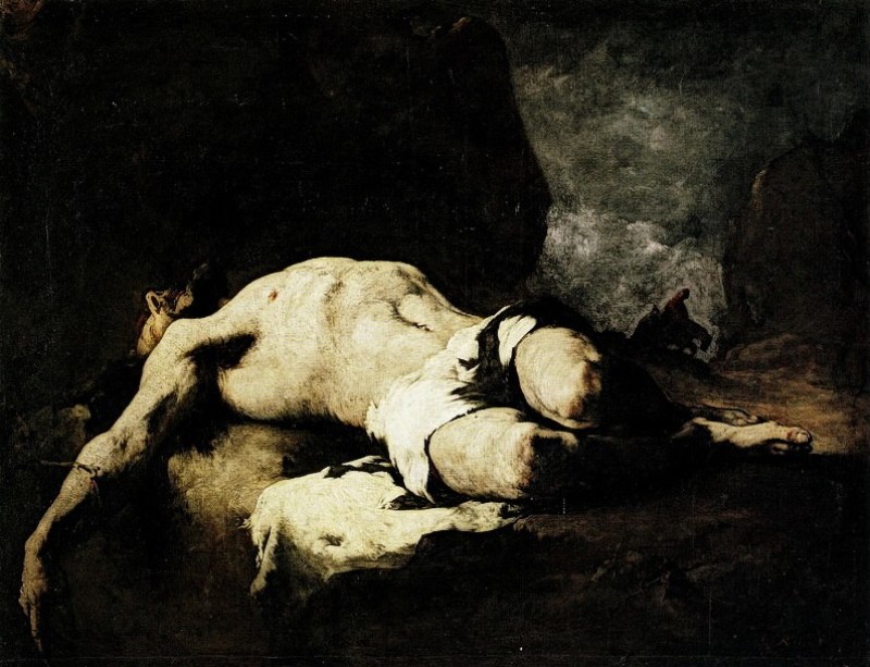 "Painting. Nude" by Théodule Ribot