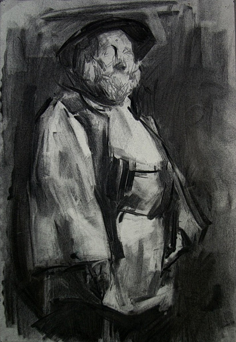 "Drawing. Figure" by Gheorghe Lisița