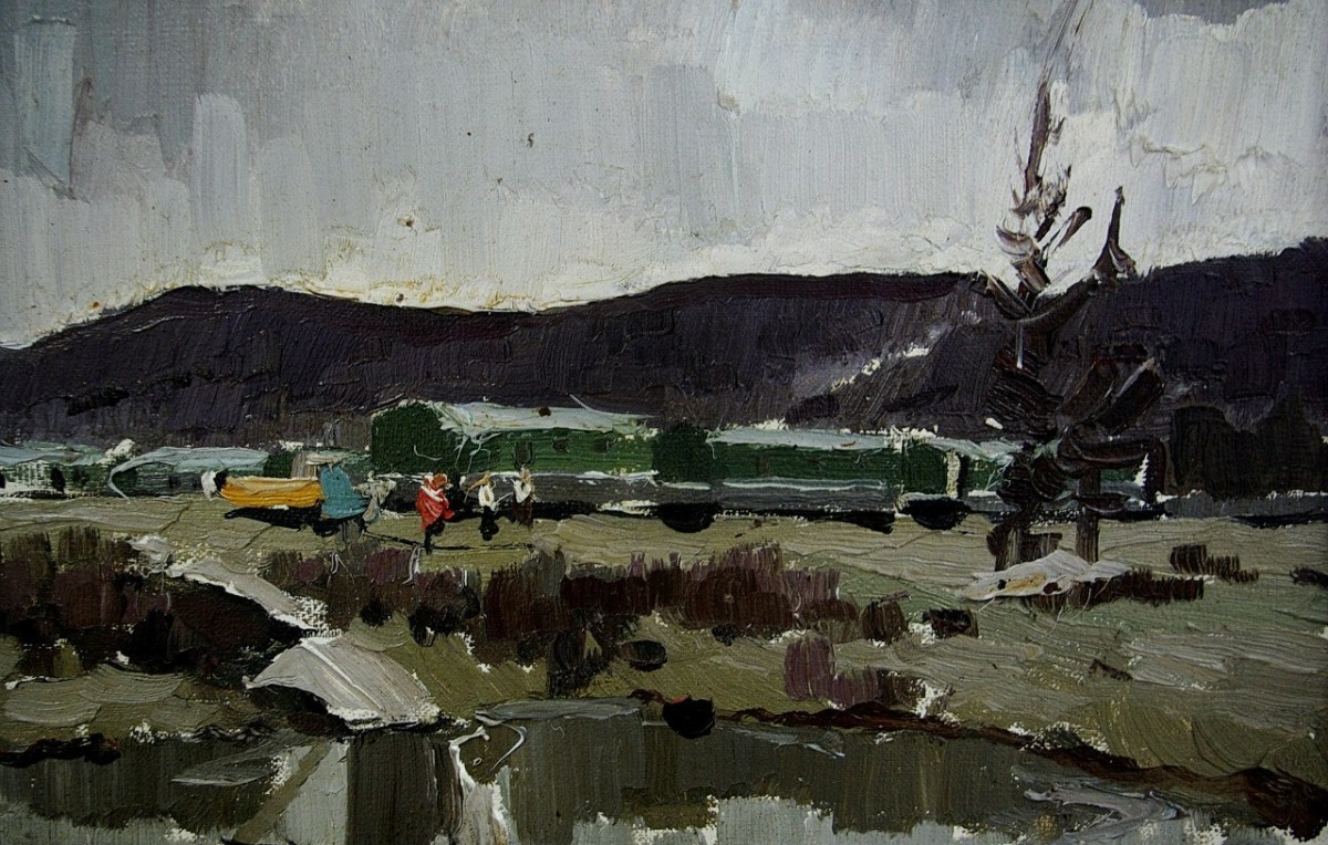 "Pictură. Peisaj" by Iurie Șibaev