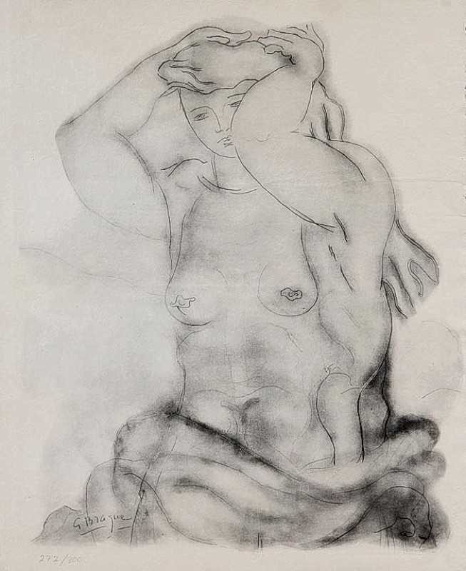 "Drawing. Nude" by Georges Braque