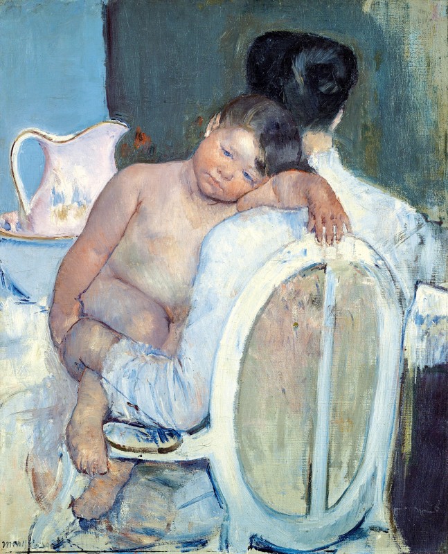 "Compoziție. Oameni" by Mary Cassatt