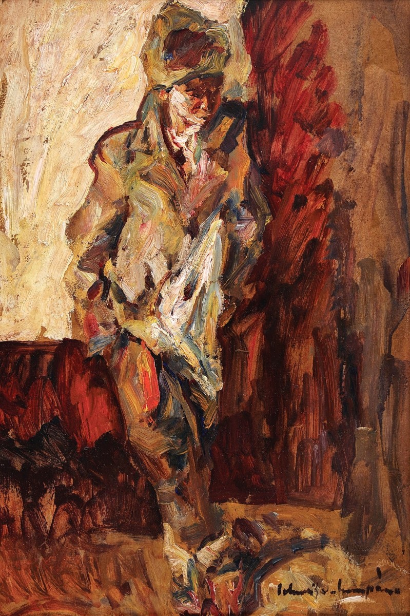 "Pictură. Figură / semifigură" by Rudolf Schweitzer-Cumpăna