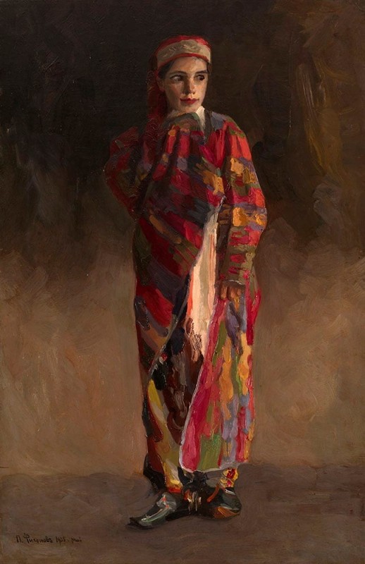 "Painting. Figure" by Pavel Nikolaevich Filonov