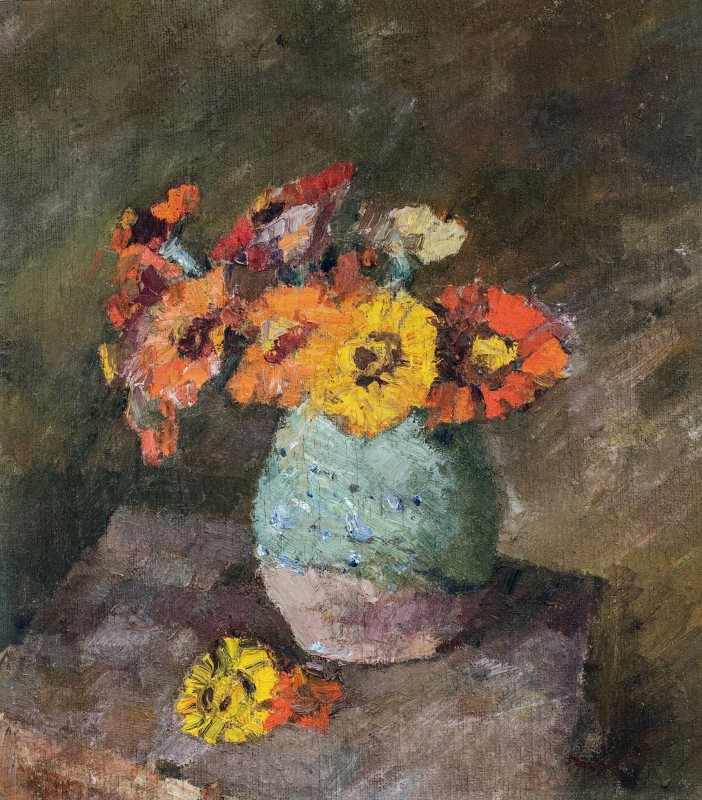 "Painting. Flowers" by Marin Petre Constantin