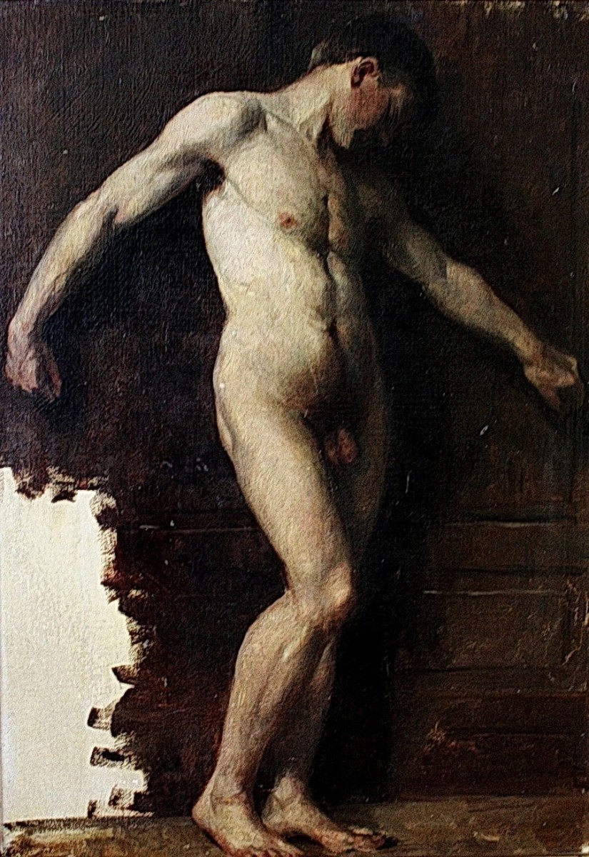 "Painting. Nude" by Cesare Gheduzzi