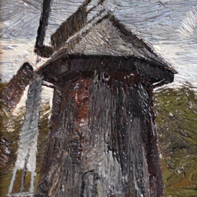 "Pictură. Pleinair. De lungă durată" by Alexandra Clapatiuc, 300x250mm, ulei pe pânză