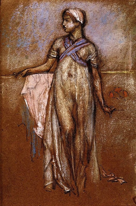 "Painting. Nude" by James Abbott McNeill Whistler