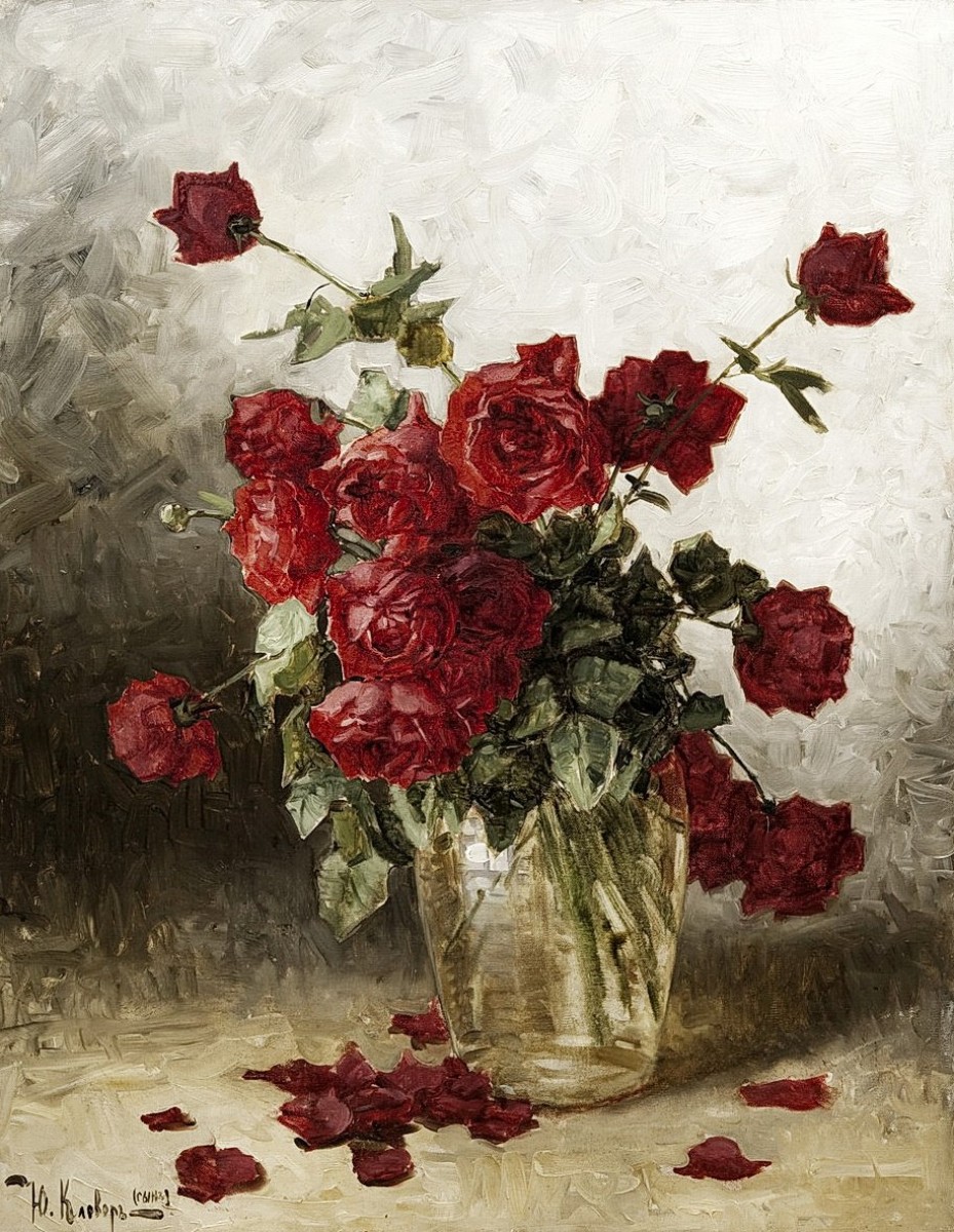 "Painting. Flowers" by Julius (Yulevich) von Klever