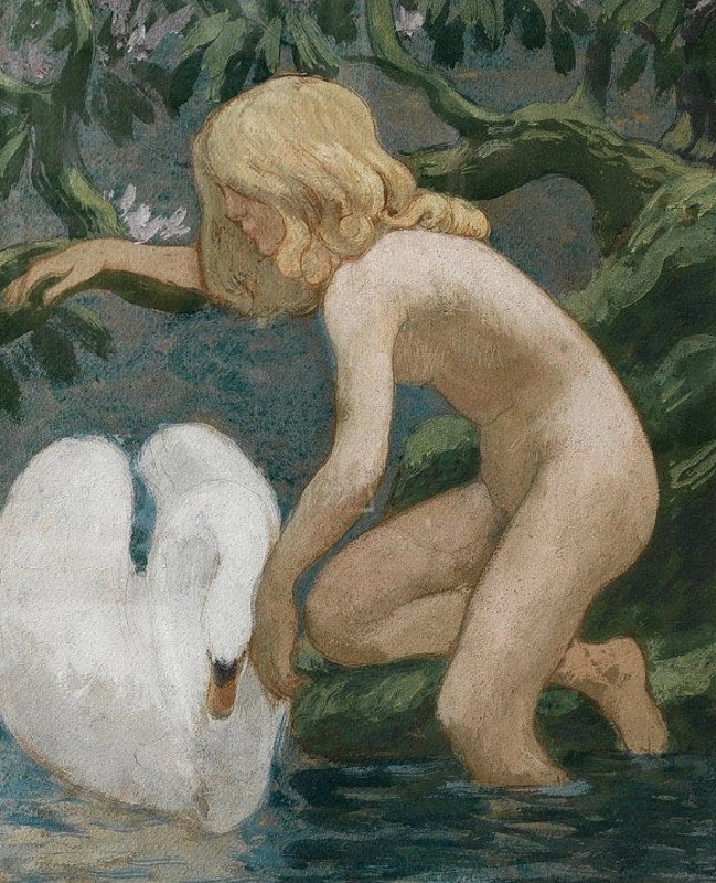 "Composition. Nude" by Jean-Francis Auburtin
