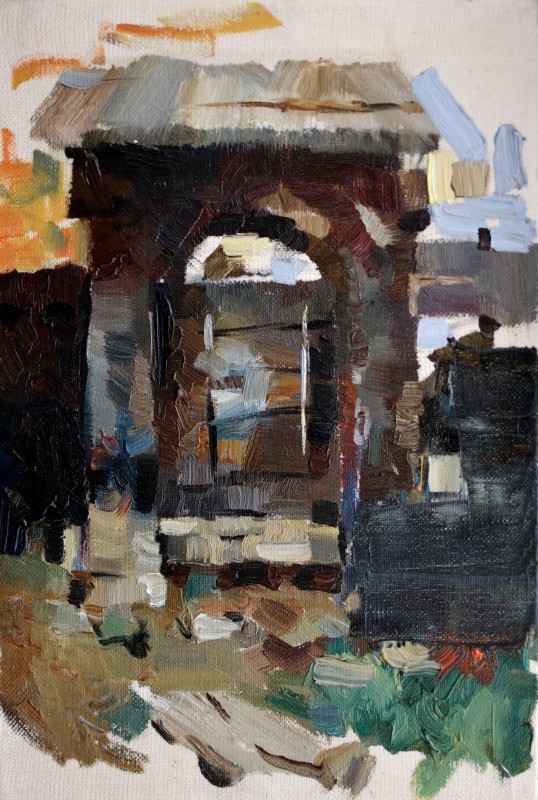 "Painting. Pleinair. Pleinair romania" by Vitalie Golban, oil on canvas