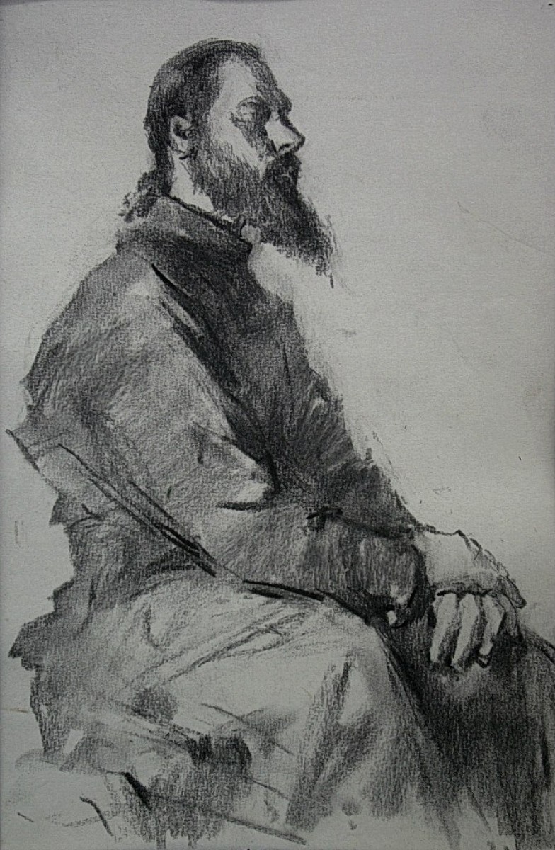"Drawing. Figure" by Gheorghe Lisița