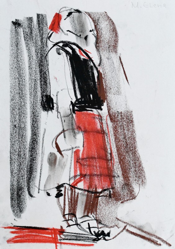 "Crochiu. Figură" by Elena Maxemciuc