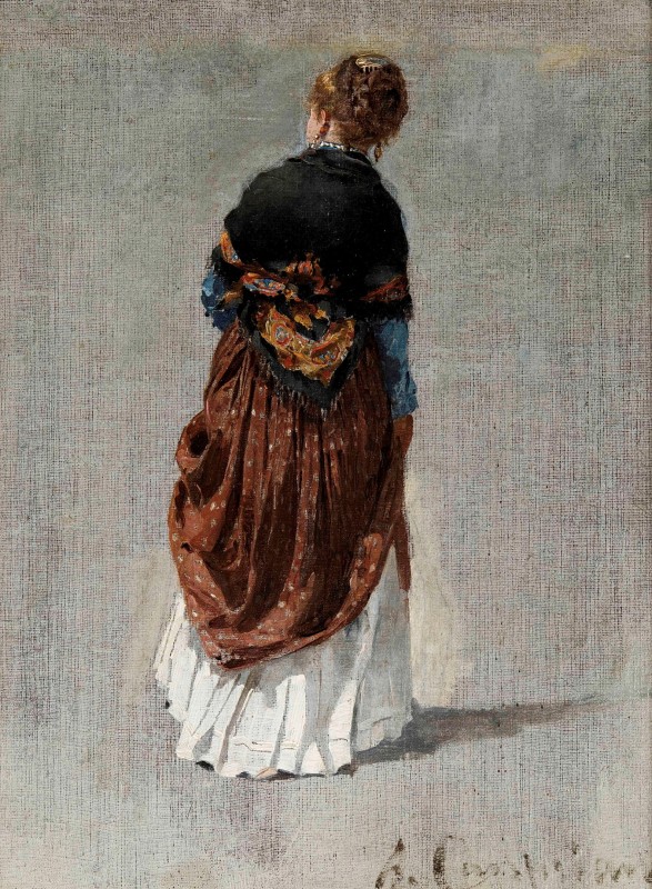 "Painting. Figure. People" by Alceste Campriani