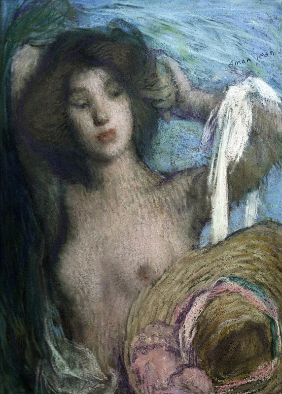 "Composition. Nude" by Edmond Aman-Jean