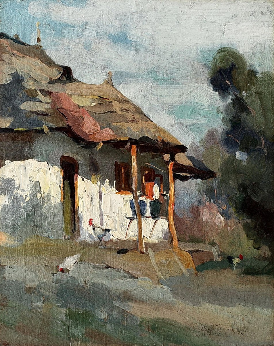 "Painting. Rural" by Aurel Băeșu