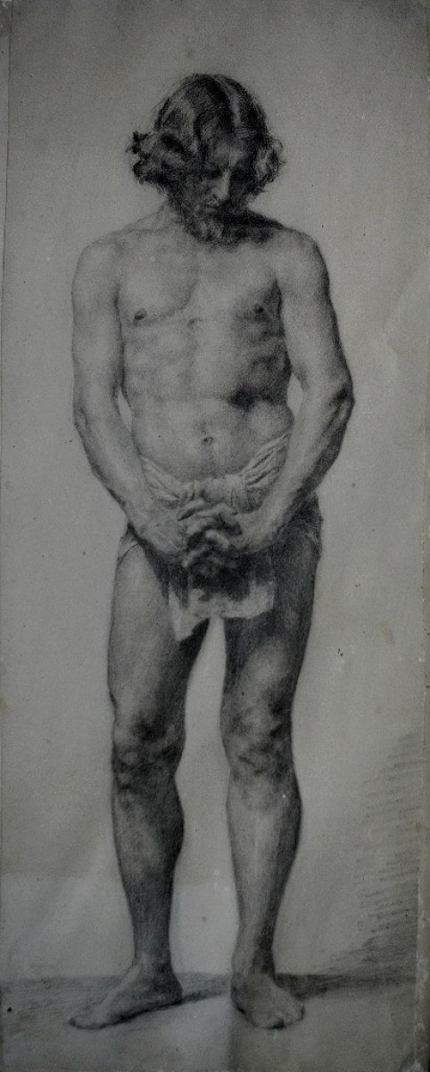 "Drawing. Nude" by Eugenia Maleșevschi