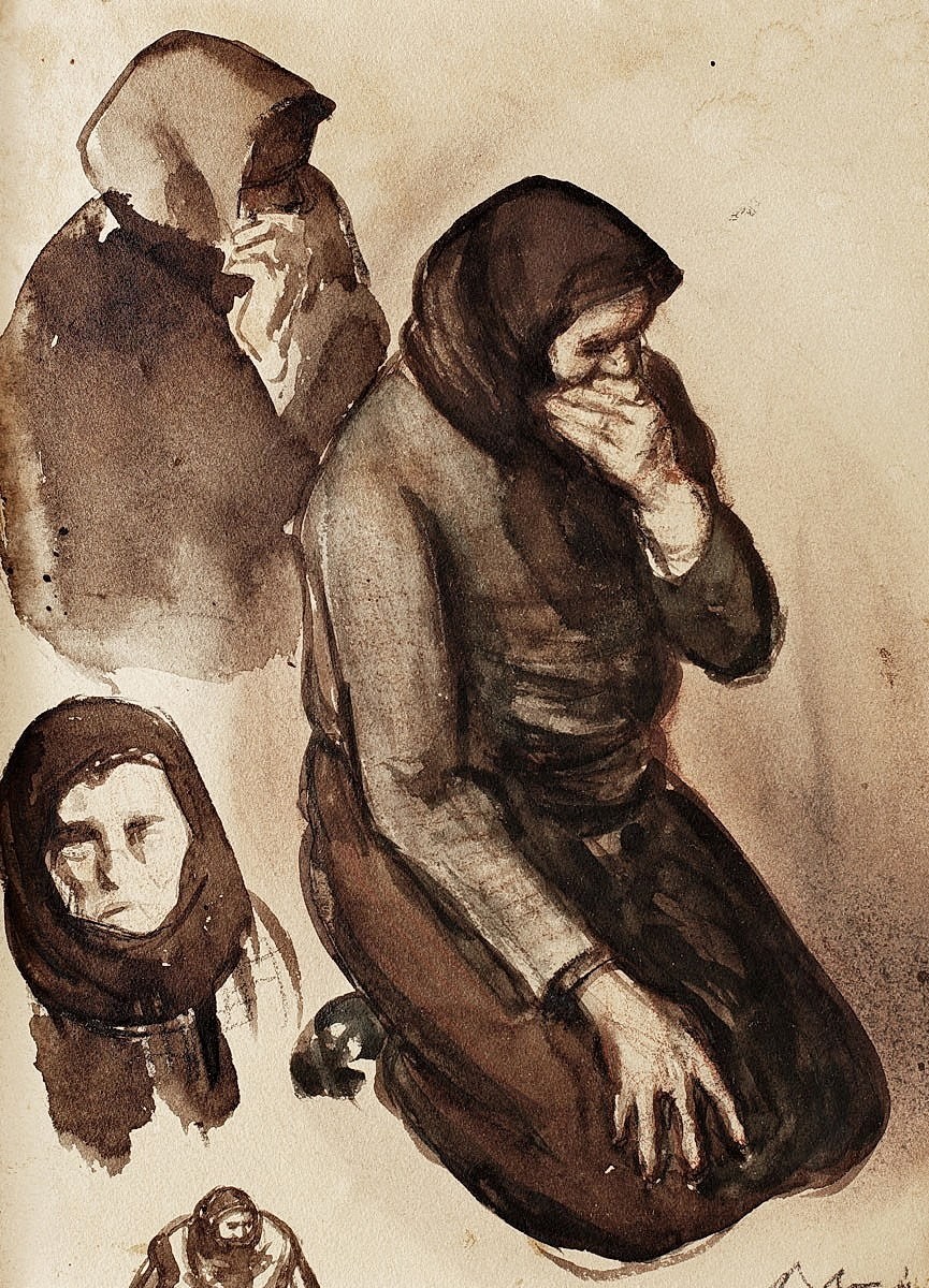 "Painting. People" by Corneliu Baba