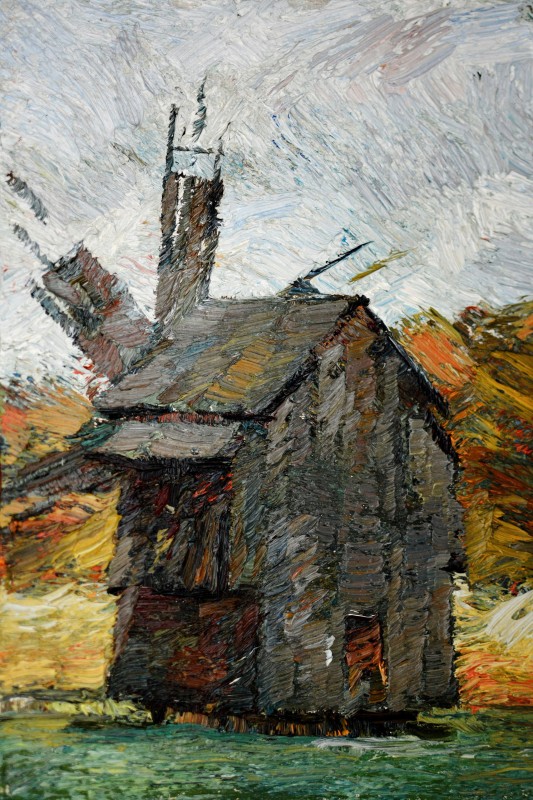 "Moară. Sibiu. Astra" by Veaceslav Uzun, 2015, 300x200mm, ulei pe pânză
