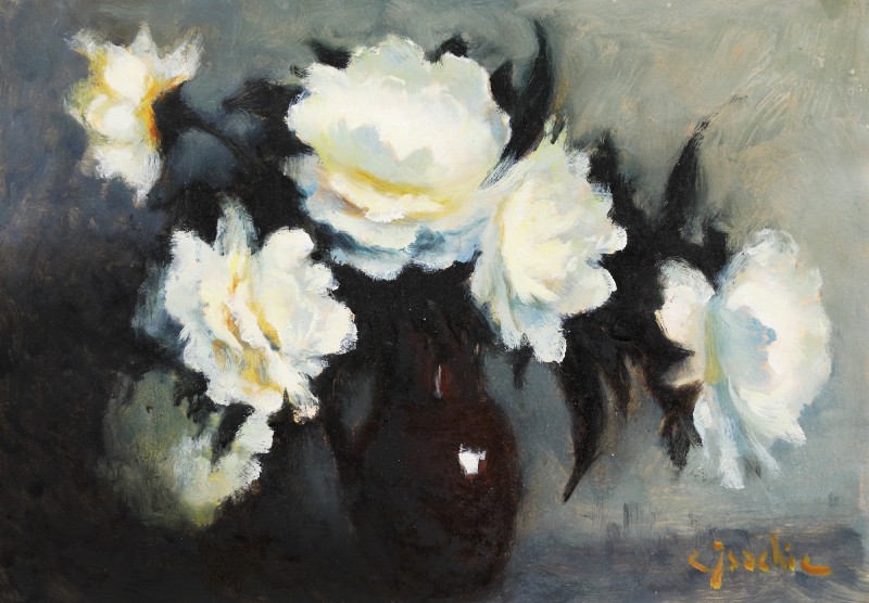 "Pictură. Flori" by Constantin Isachie Popescu