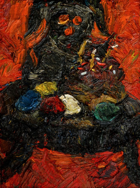 "Scaunul" by Cezar Ciobanu, 2015, 400x300mm, oil on canvas