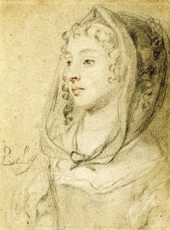 "Drawing. Portrait" by Peter Lely