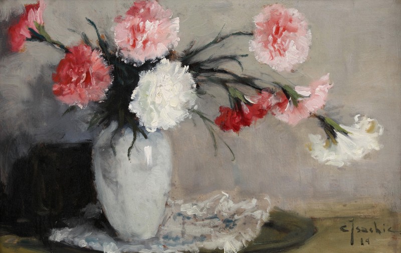 "Pictură. Flori" by Constantin Isachie Popescu