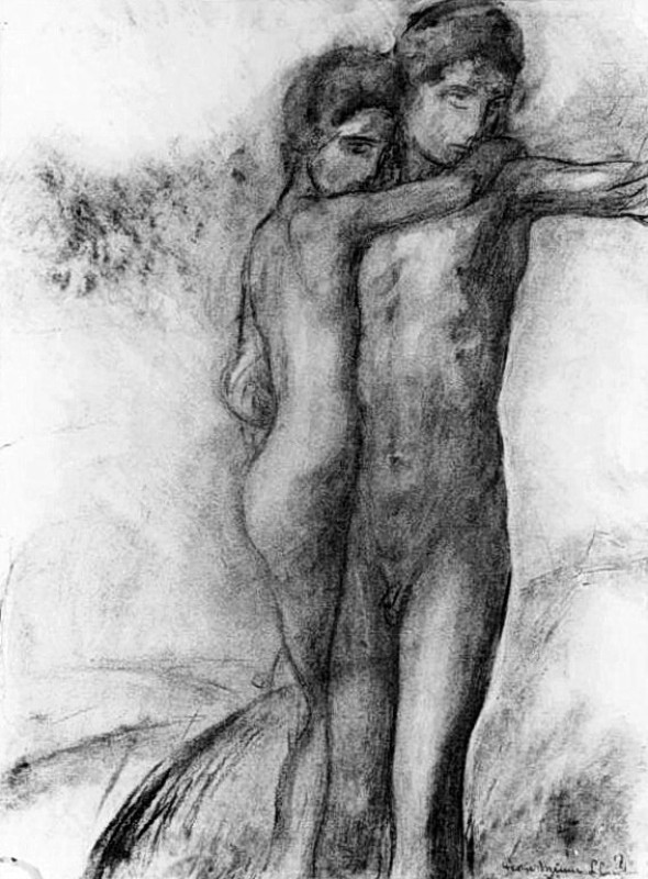"Desen. Nud. Abstract" by George Minne