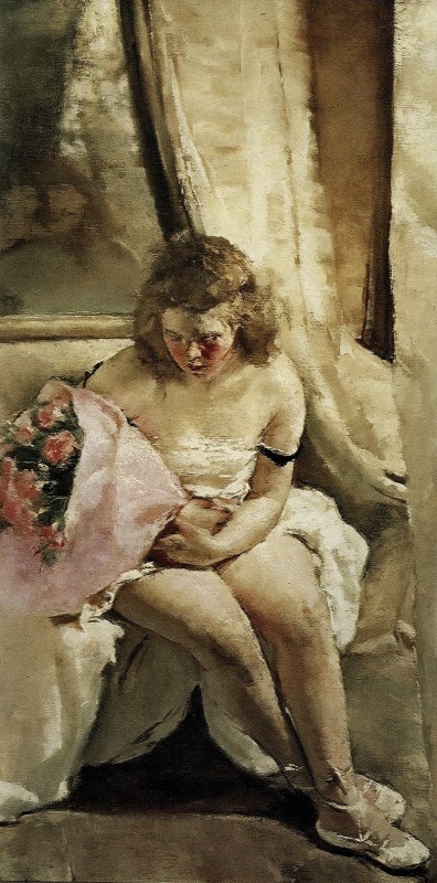 "Compoziție. Figură / semifigură" by Giovanni Romagnoli