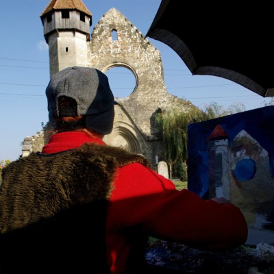 Учителя Академического лицея на пленэре, Румыния. Октябрь 2014 г.